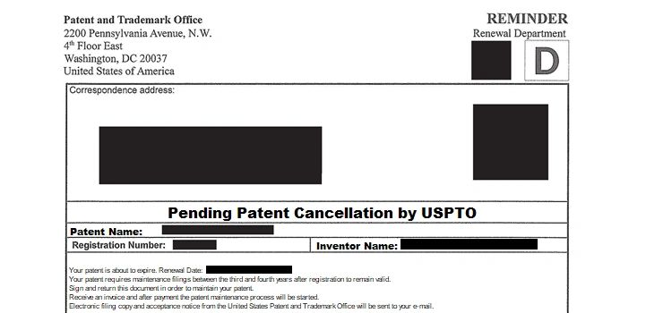Uspto maintenance fees deals